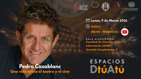 Espacios DtúAtú Complutense con Pedro Casablanc.